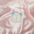 문어가든 | Mini Fluffy puppy(Shorthair) Keyring (Blue Bun)