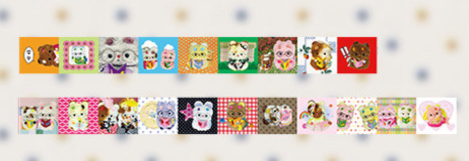 A Meng | Cute Chipmunk Masking Tape