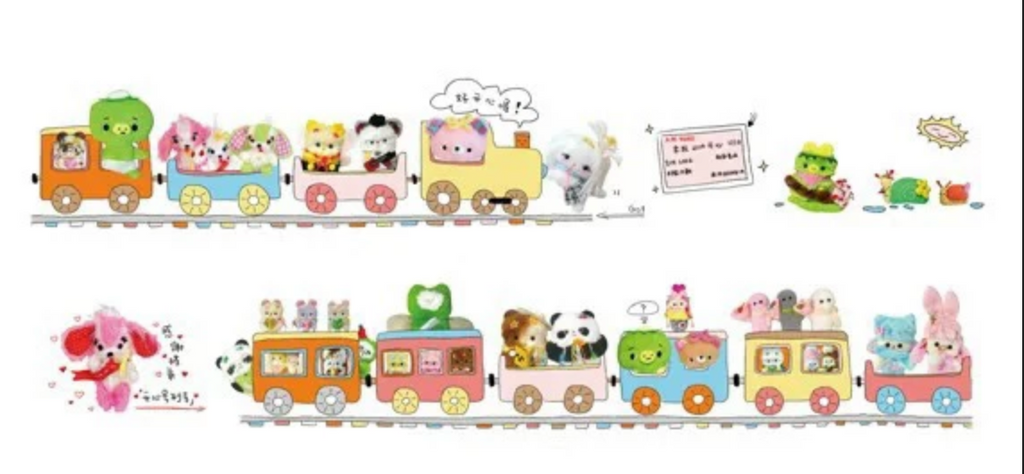 A Meng | Happy Train Masking Tape