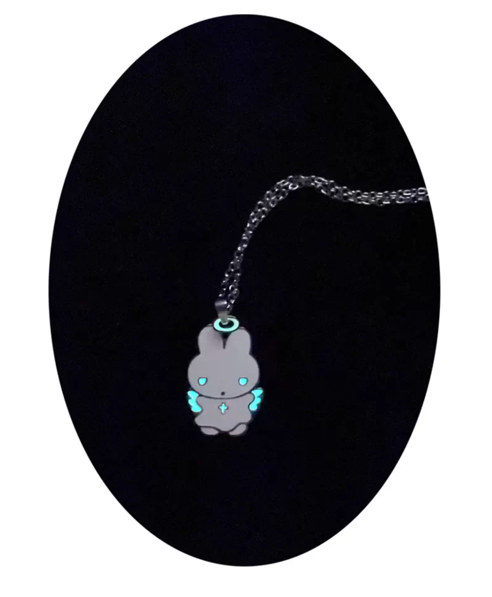 sunonebird | Luminous Bunny Necklace