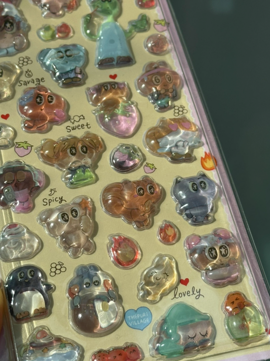 ThePuri Village | 3D sticker sheet