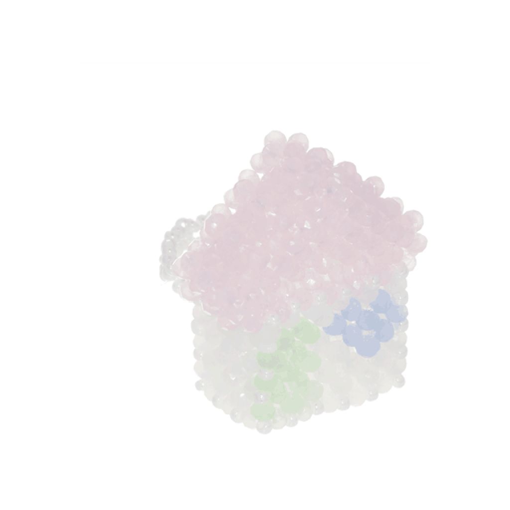 SWINGSET | Pink House Beads Ring