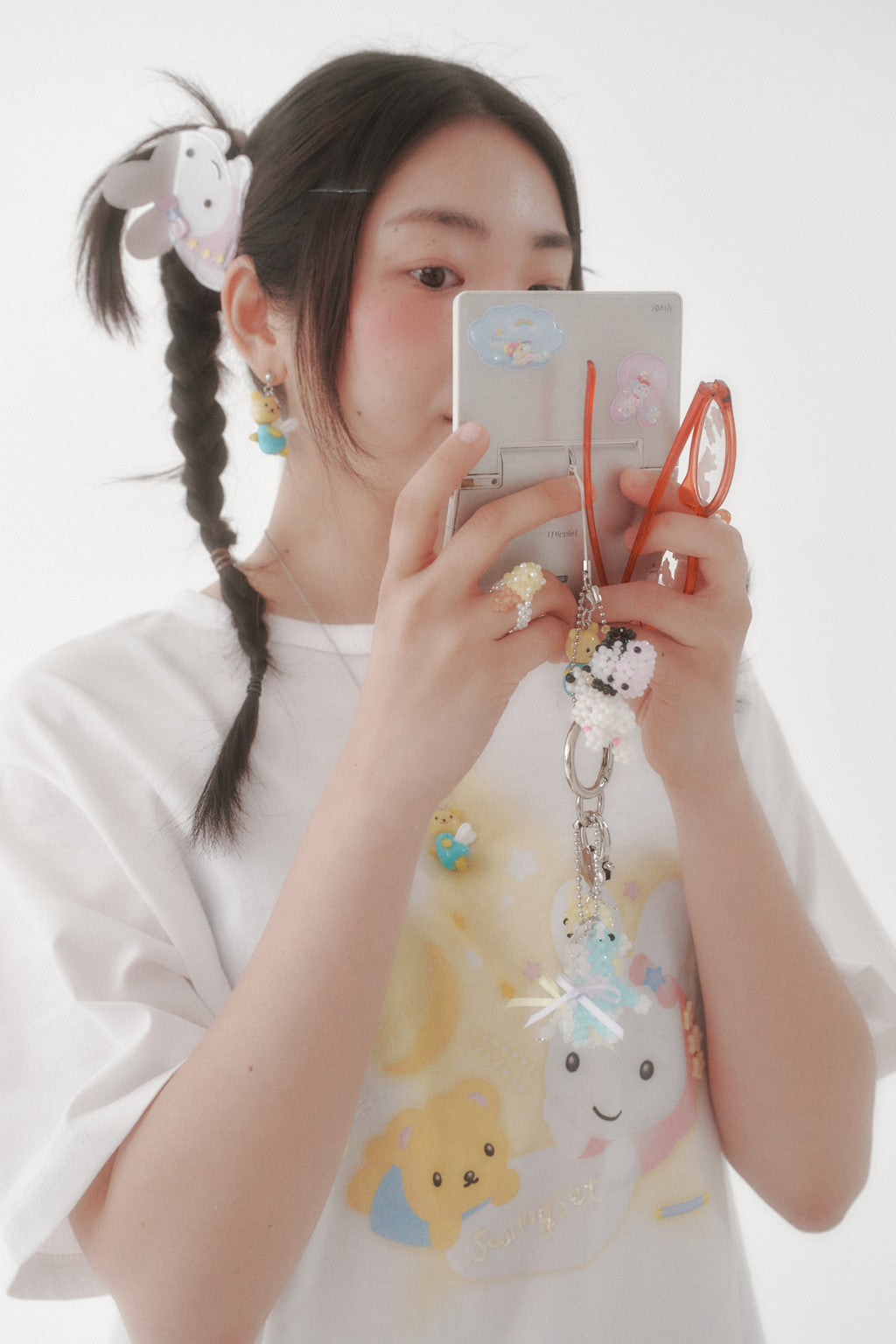 SWINGSET | Ponytail Phone String (Sky Blue)