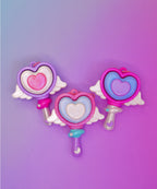 YOURGUMMY | Heart Wand Clicker - Purple x White x Hot Pink