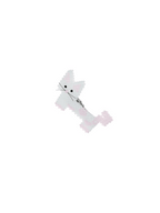 SWINGSET | Question Mark Cat Hairclip (Baby Pink)
