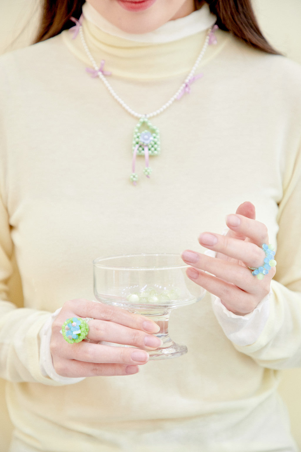 SWINGSET | JuJu Necklace (Mint)
