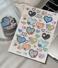 ThePuri Village |  Dot Fondant Heart Masking Tape