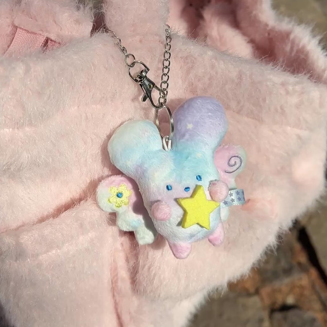 Plastic Peco | Star Wish Angel Keycharm